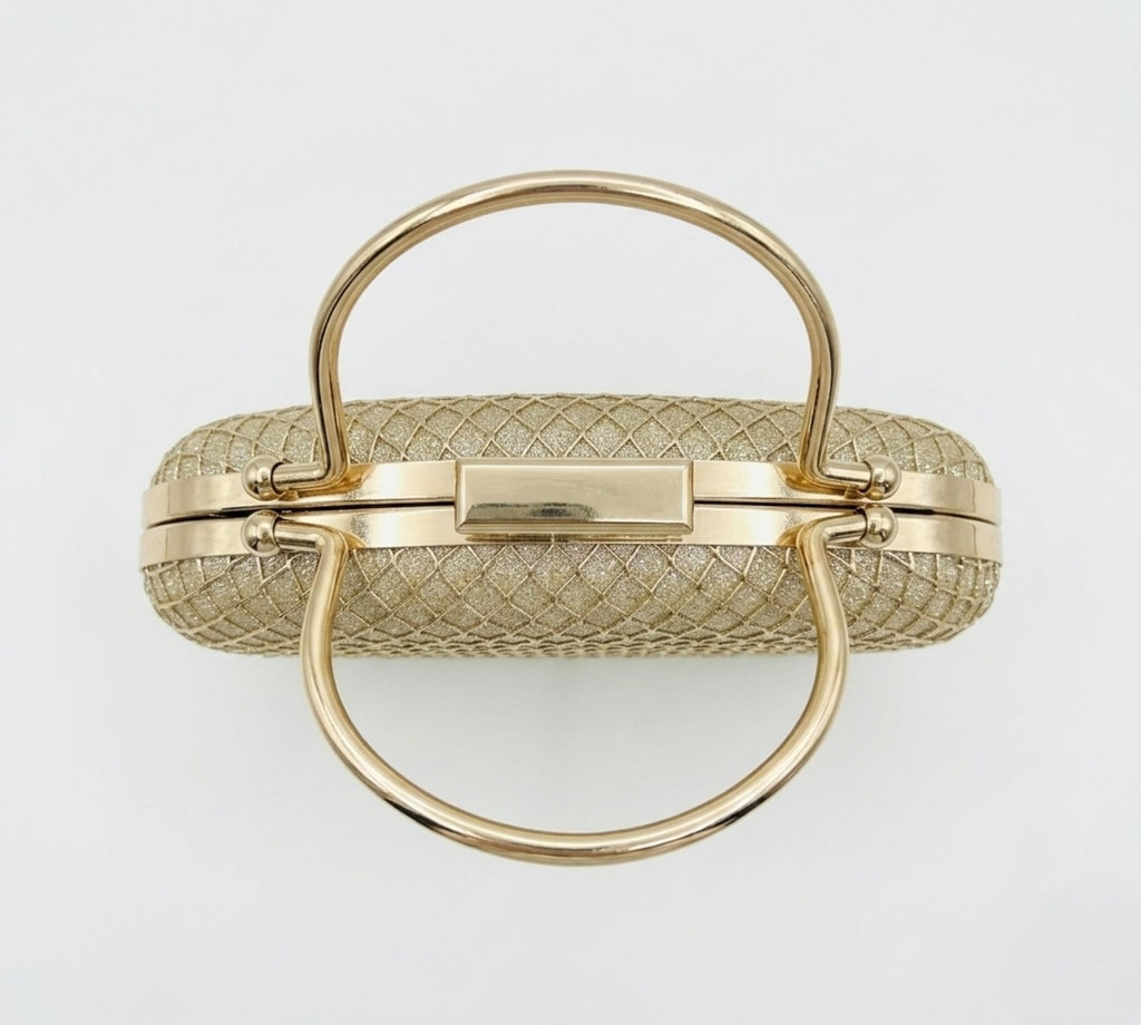 Baroque Clutch - Golden