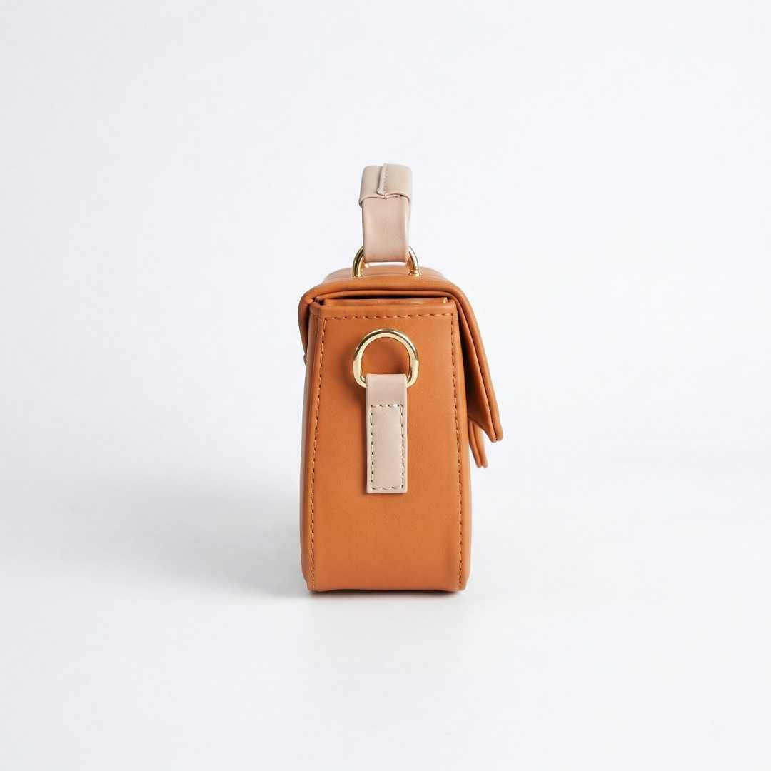 Auvex Mini Satchel — Mustard Brown