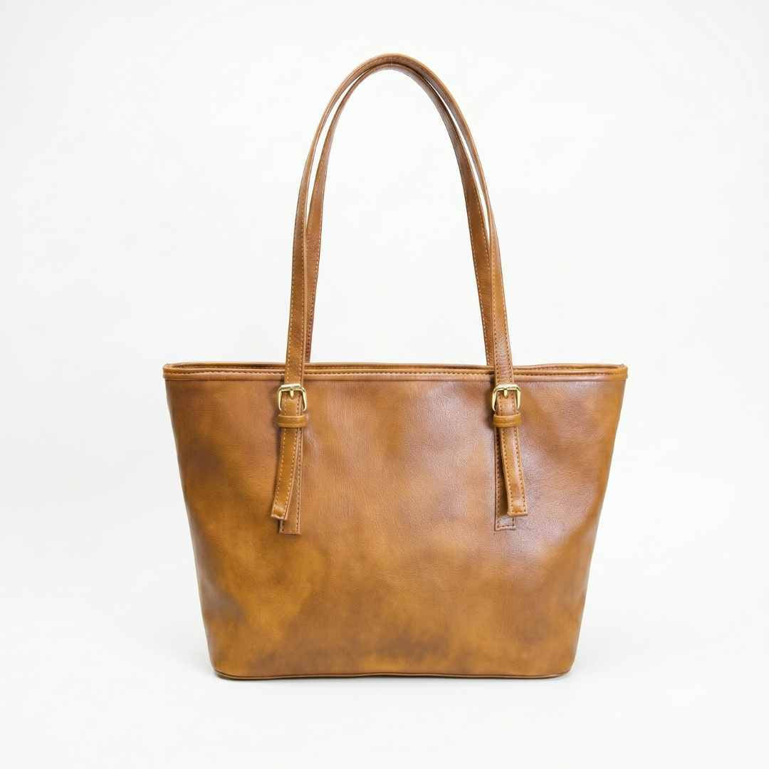 Kelly Tote Bag - MUSTARD BROWN