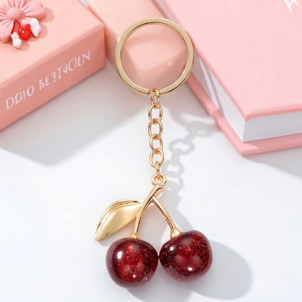 Cherry Keychain