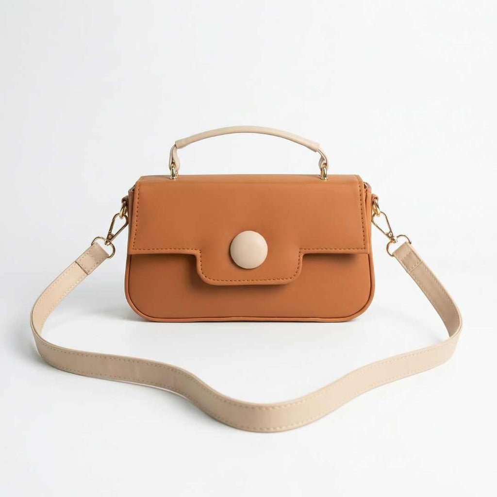 Auvex Mini Satchel — Mustard Brown