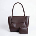 Jadel Large Tote — Dark Brown