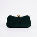 Scarlet Velvet Clutch Green