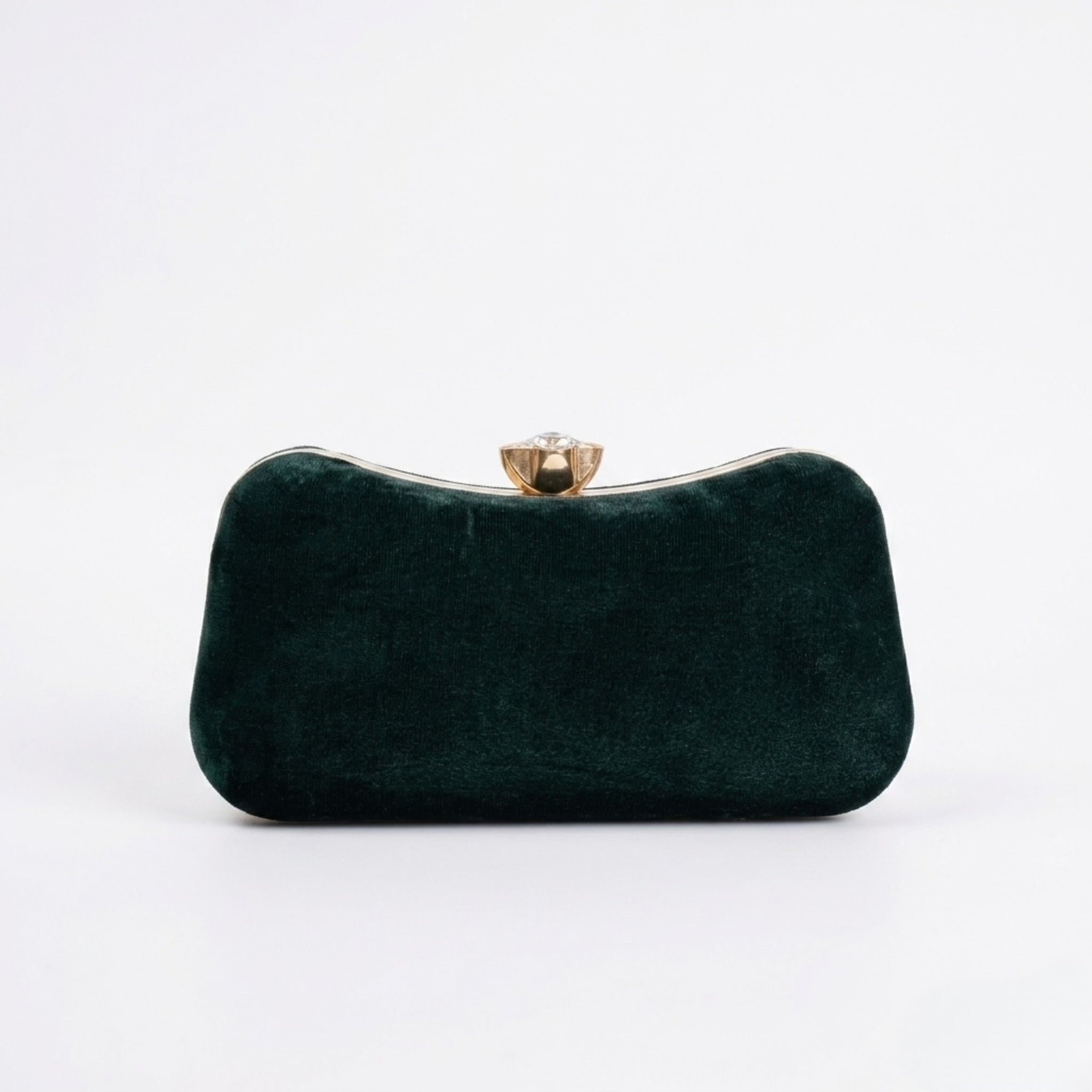 Scarlet Velvet Clutch Green