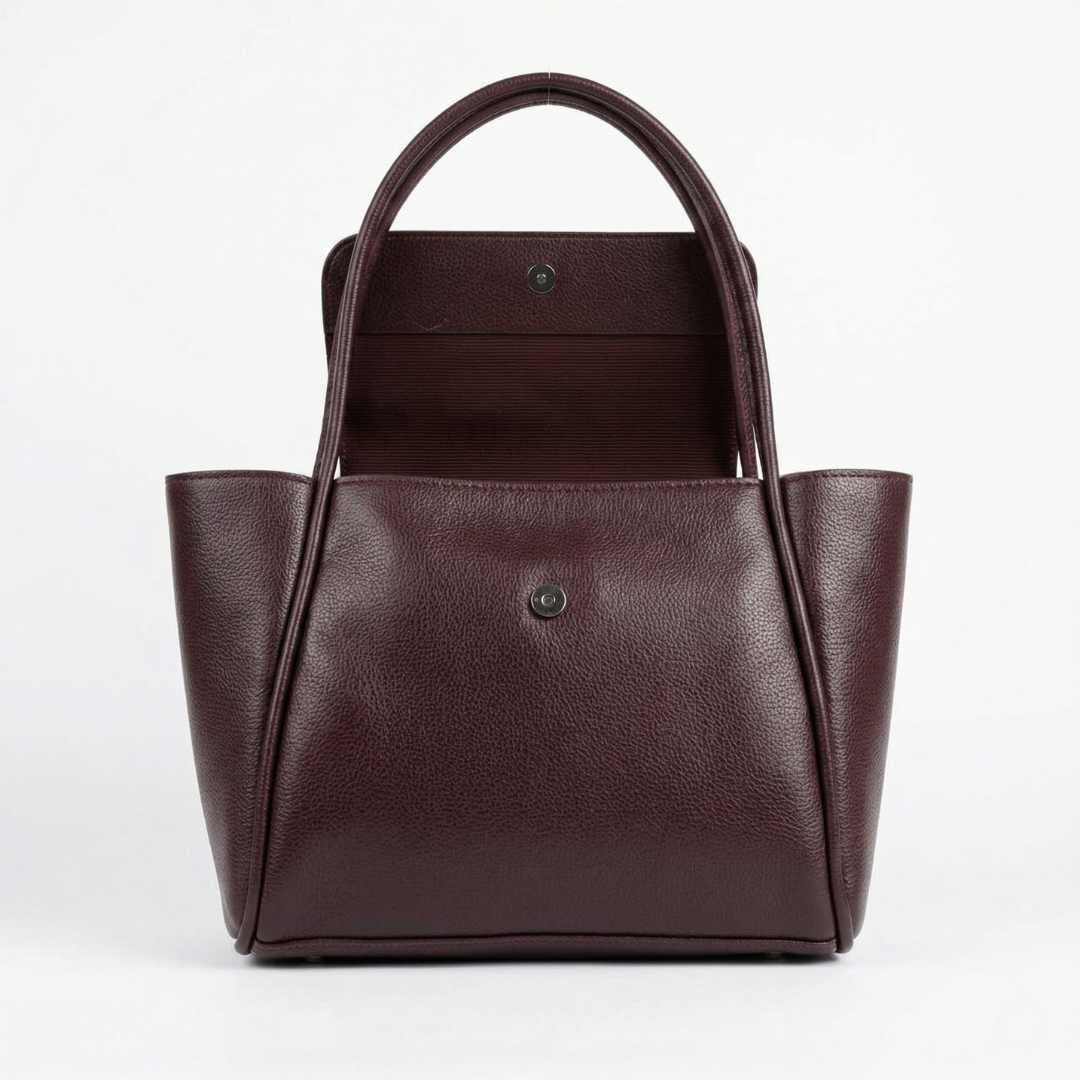 Jadel Large Tote — Dark Brown