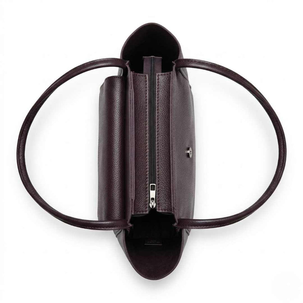 Jadel Large Tote — Dark Brown