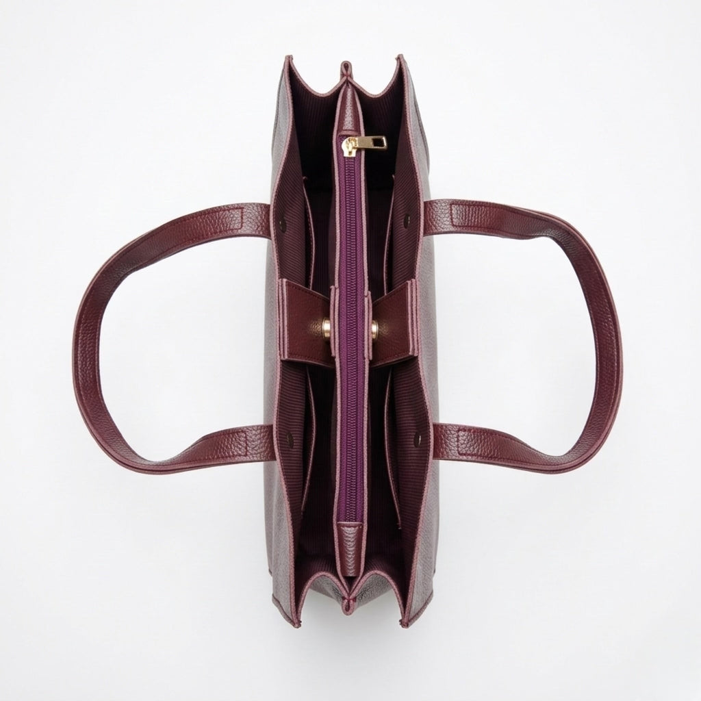 Atlas Totebag Maroon