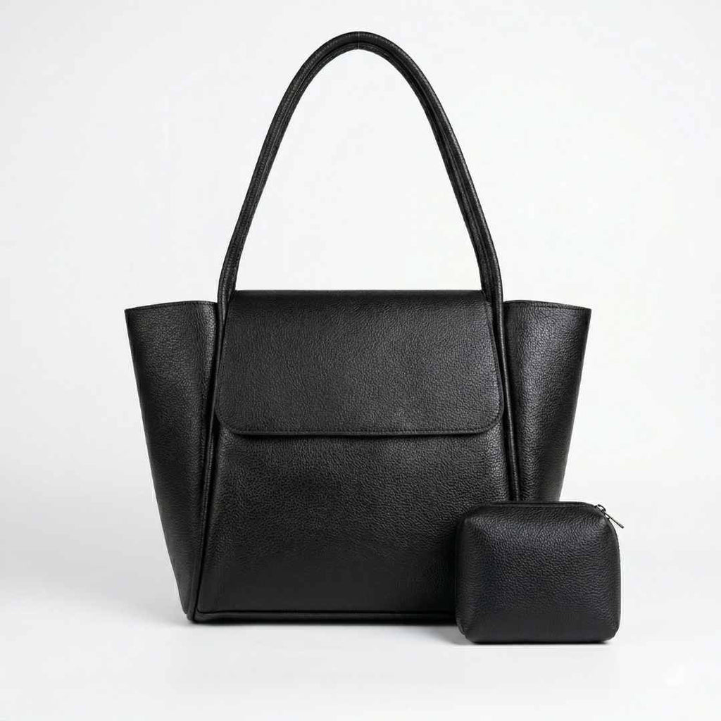 Jadel Large Tote — Black