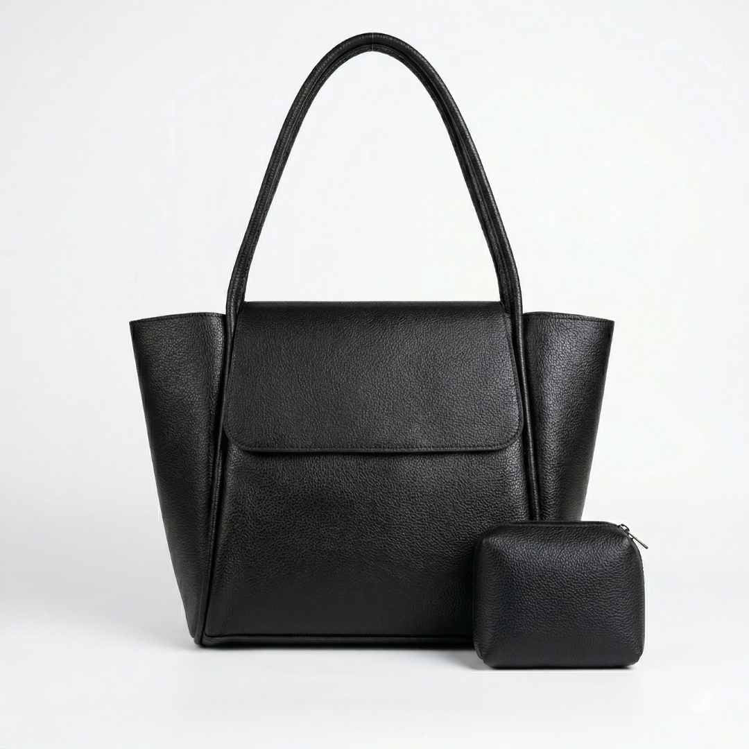 Jadel Large Tote — Black