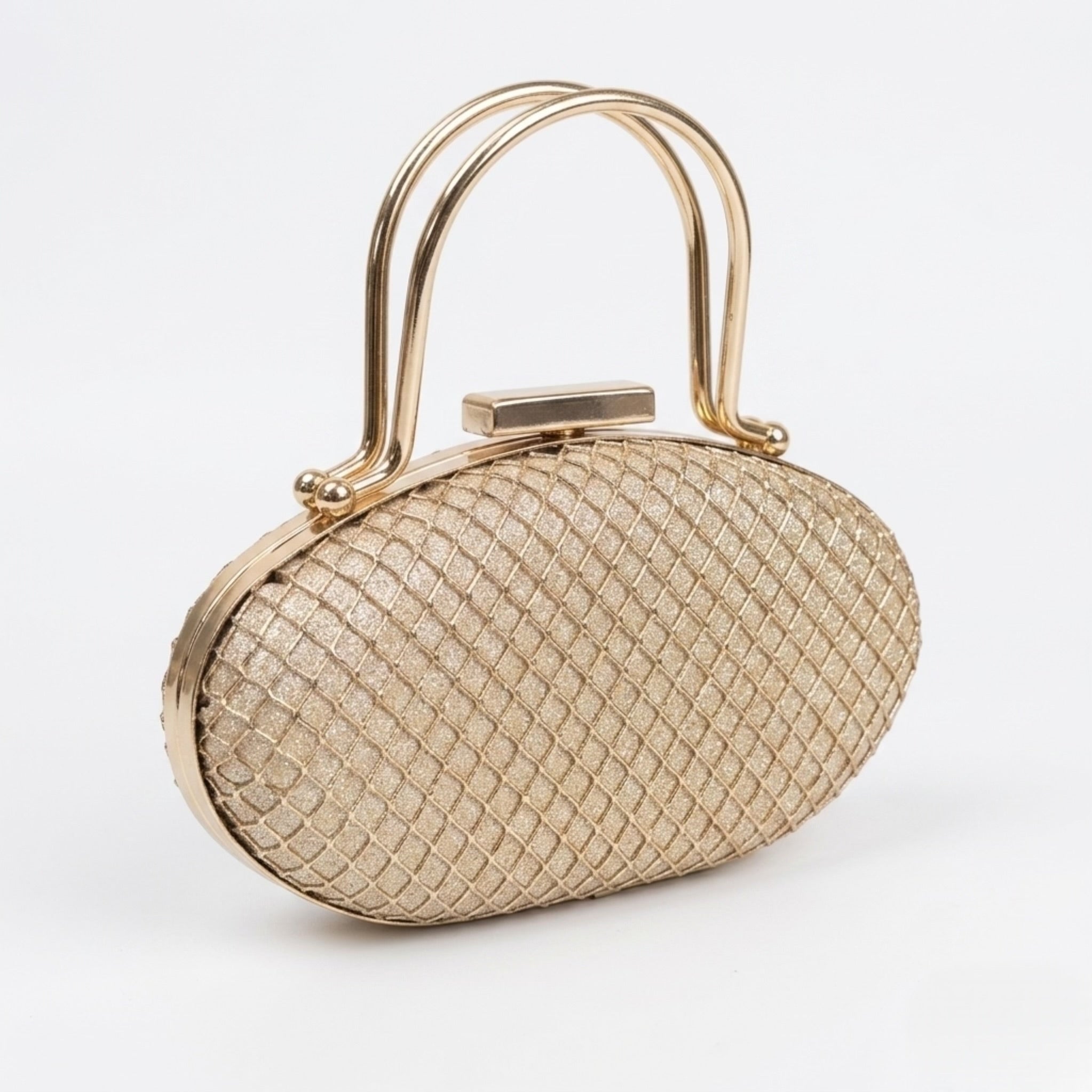 Baroque Clutch - Golden