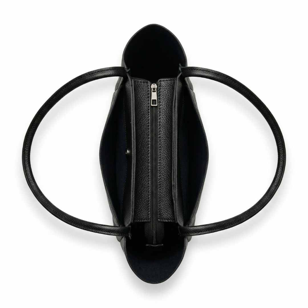 Jadel Large Tote — Black