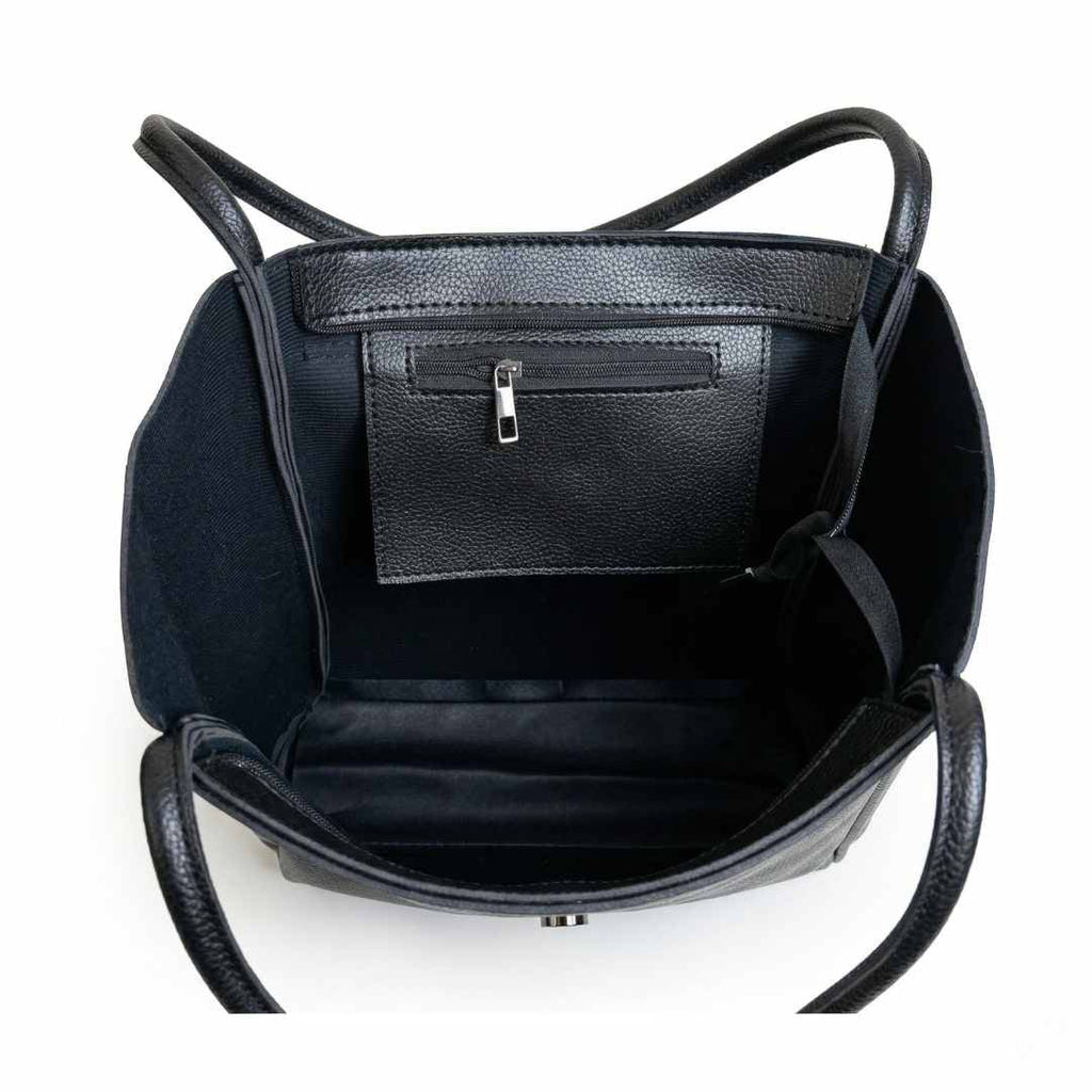 Jadel Large Tote — Black