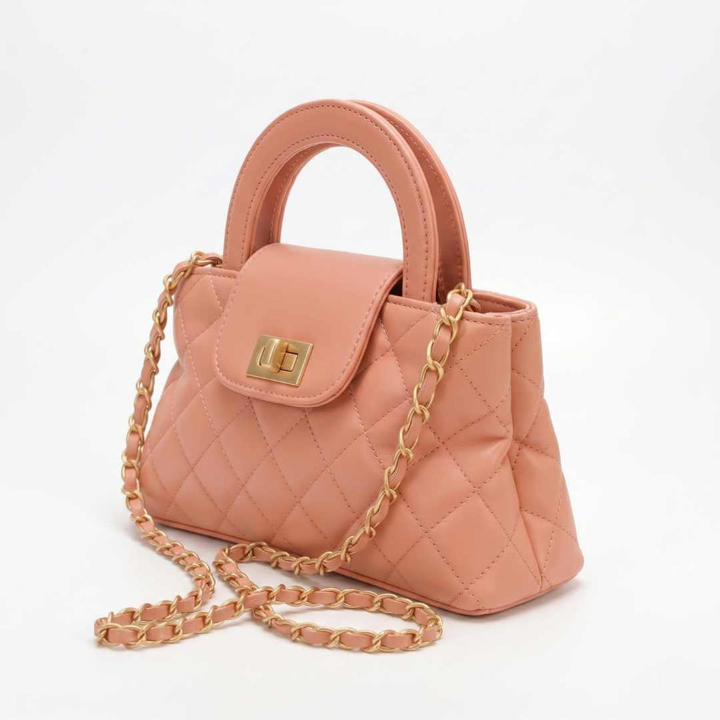 TWIST CROSSBODY PEACH PINK
