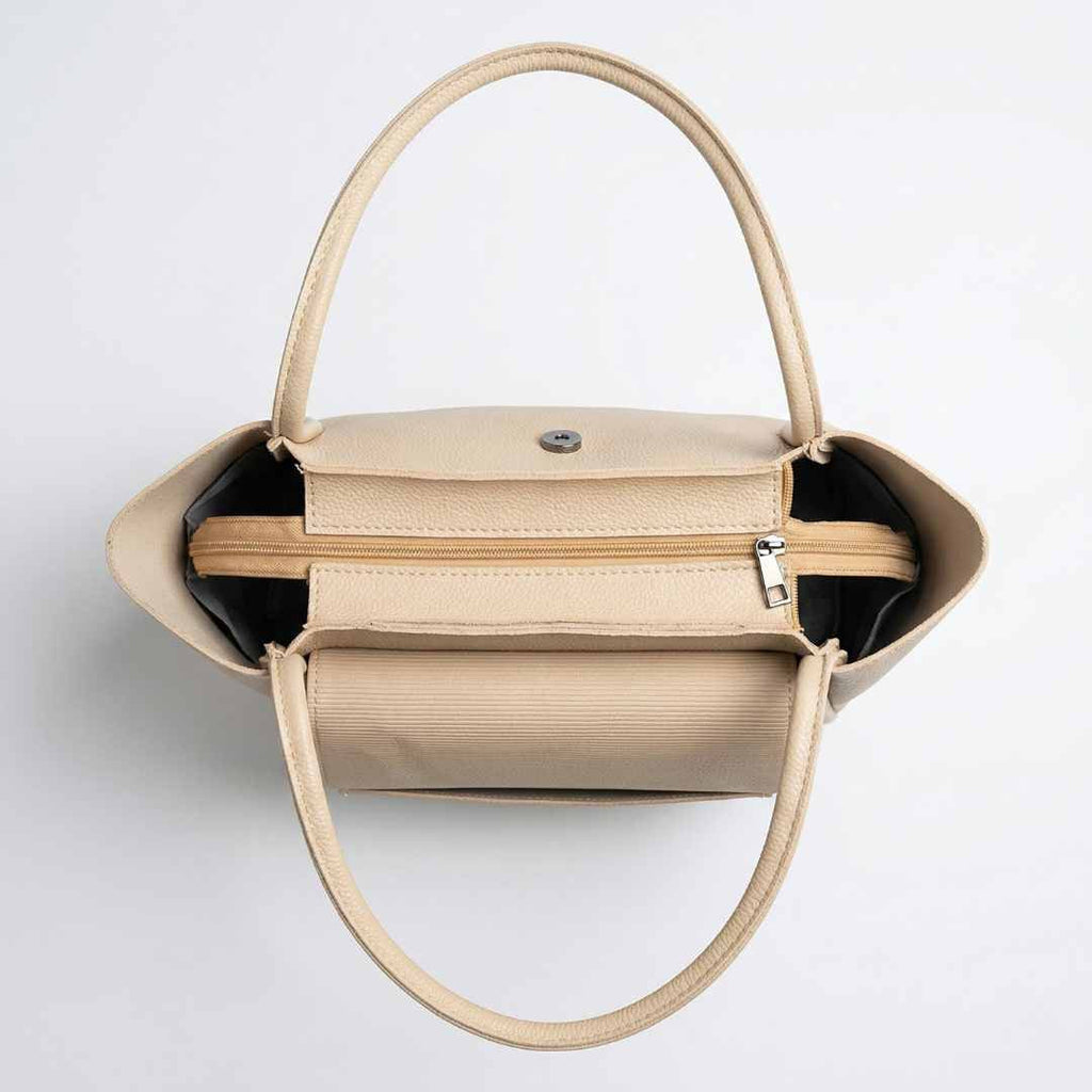 Jadel Large Tote — Fawn