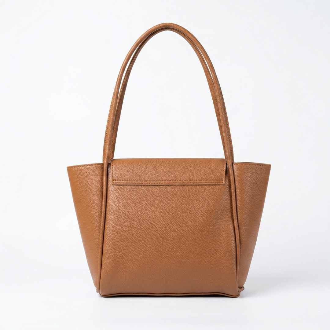 Jadel Large Tote — Mustard Brown