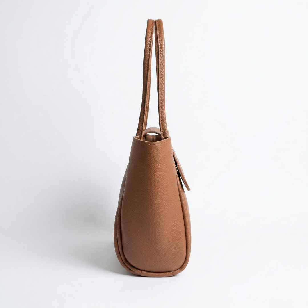 Jadel Large Tote — Mustard Brown
