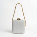 Aura Box Clutch - Silver