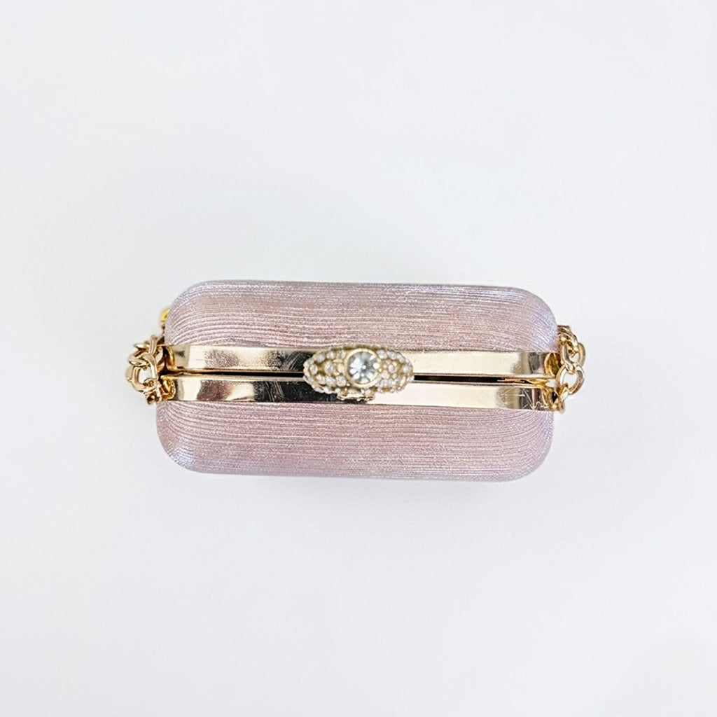 Pearl Ring Clutch - Pink