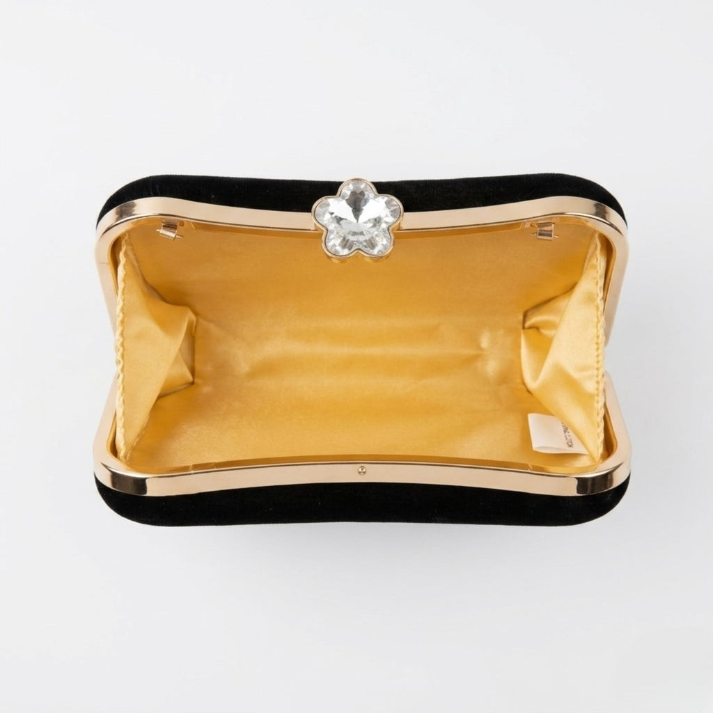 Scarlet Velvet Clutch Green