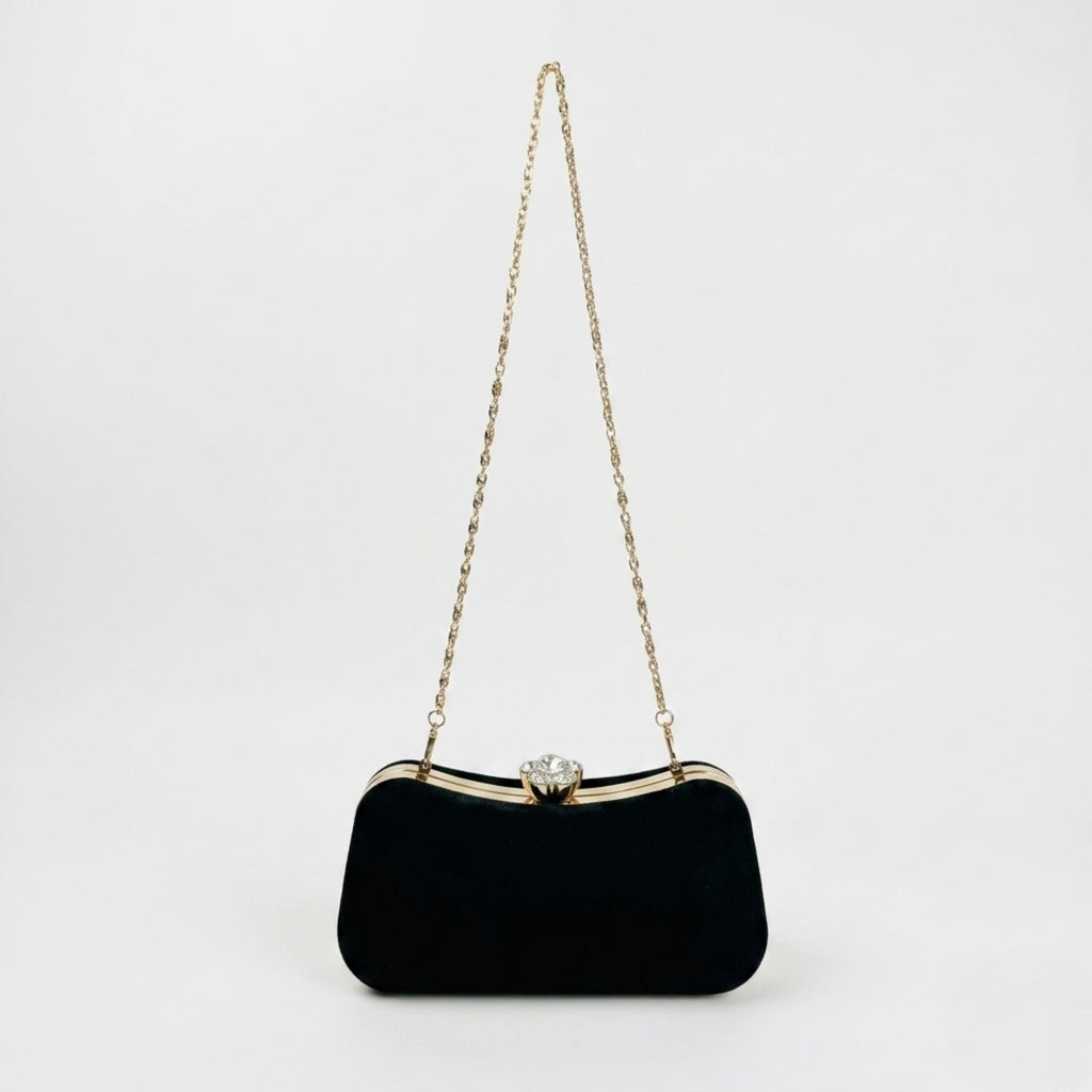 Scarlet Velvet Clutch Green