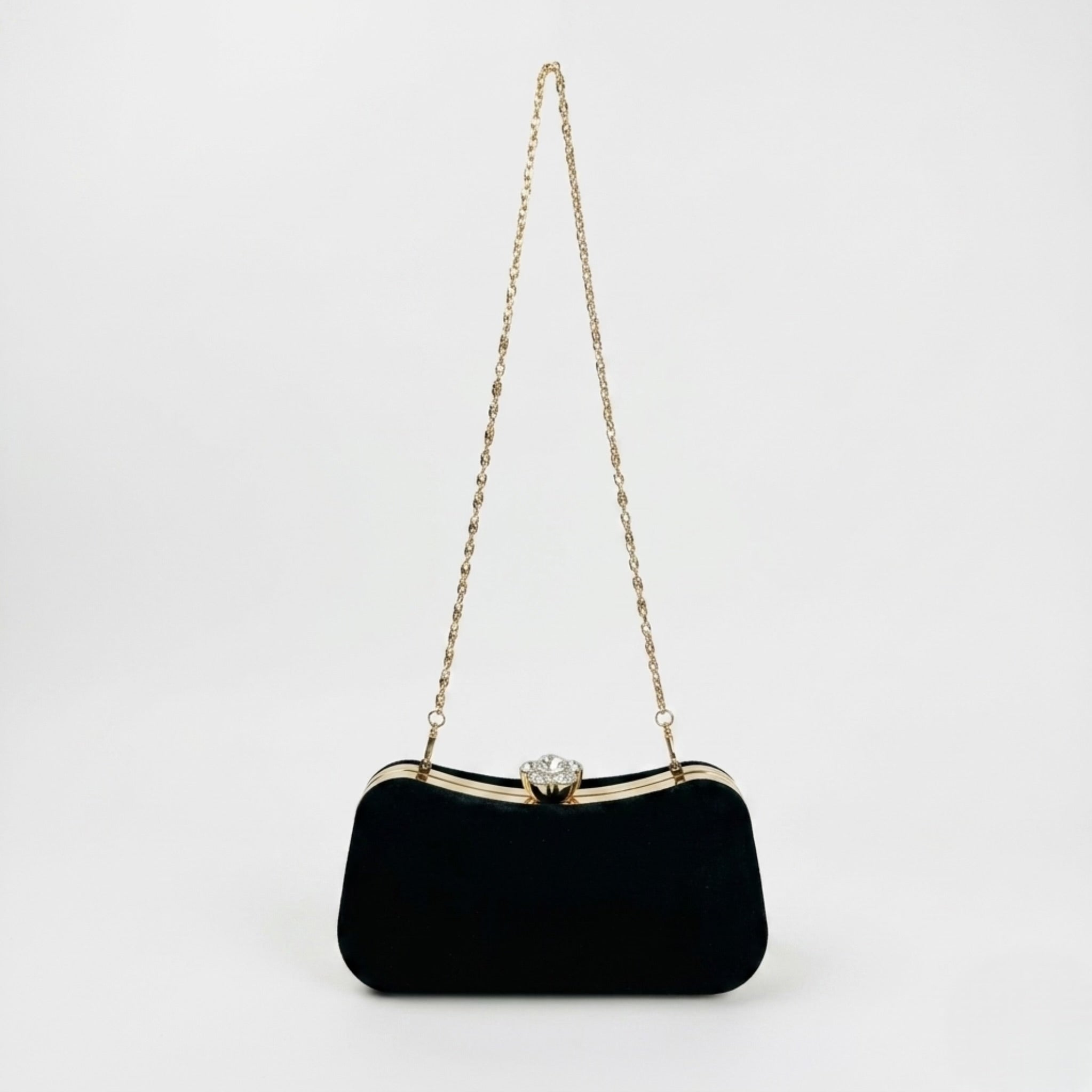 Scarlet Velvet Clutch Green