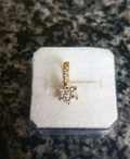 Stone Star Nose Pin