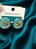 Green Butterfly Stainless Steel