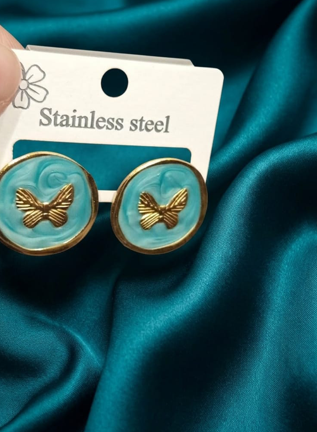 Green Butterfly Stainless Steel