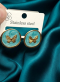 Green Butterfly Stainless Steel