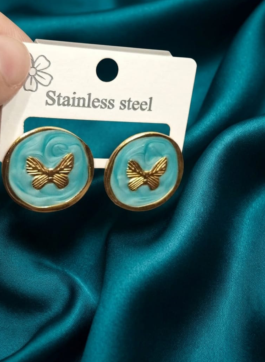 Green Butterfly Stainless Steel