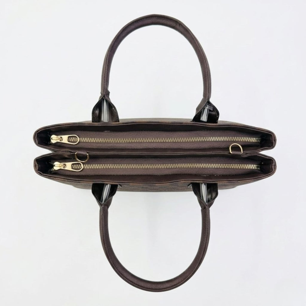 Fizzy Check Double compartments Brown