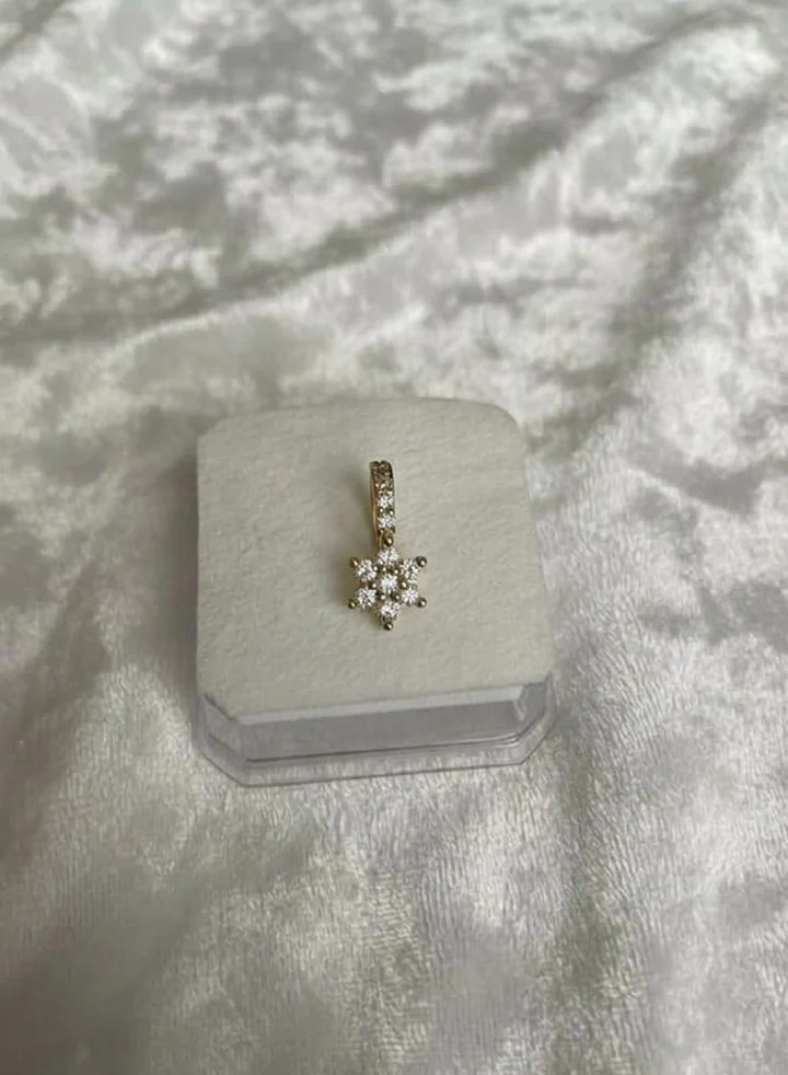 Stone Star Nose Pin