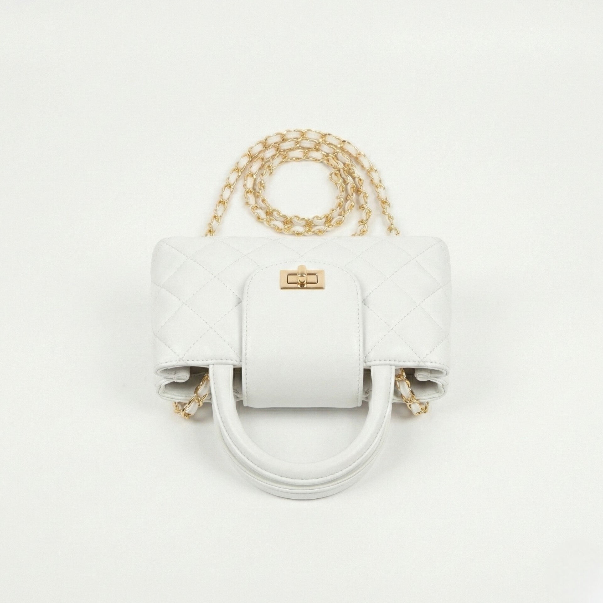 TWIST LOCK CROSSBODY BAG