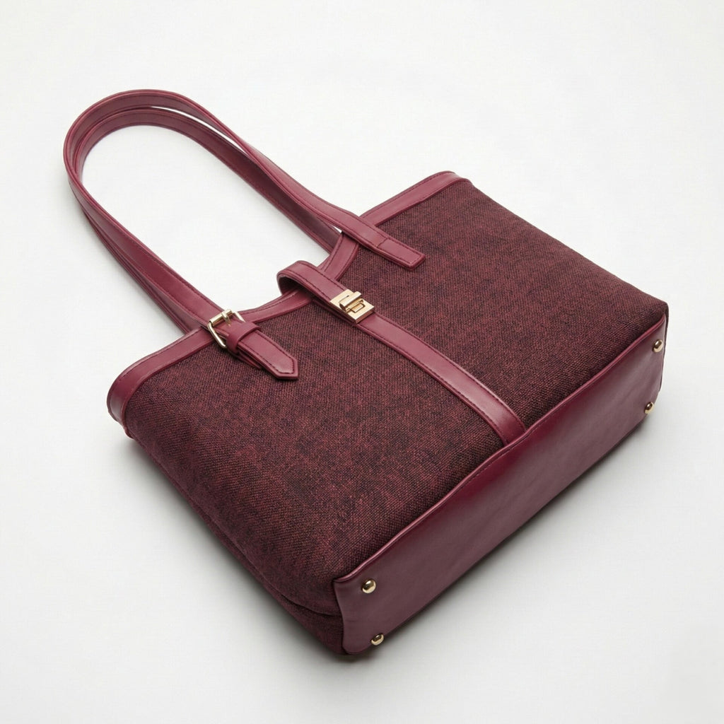 JUTH PREMIUM MAROON HANDBAG