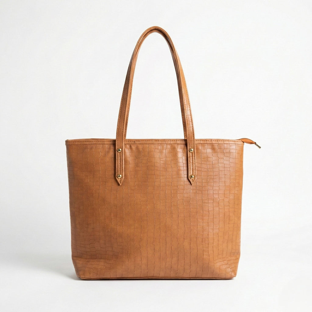THE MIDNIGHT BROWN TOTE