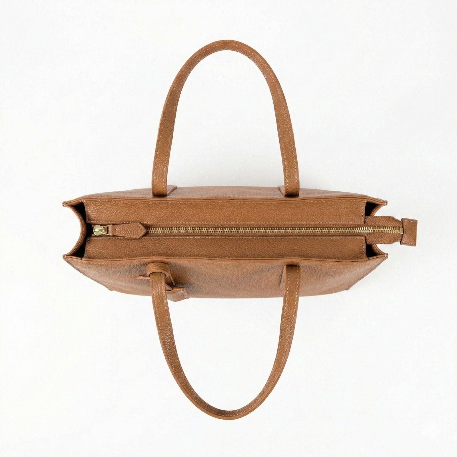 LIZA LARGE BROWN TOTE BAG
