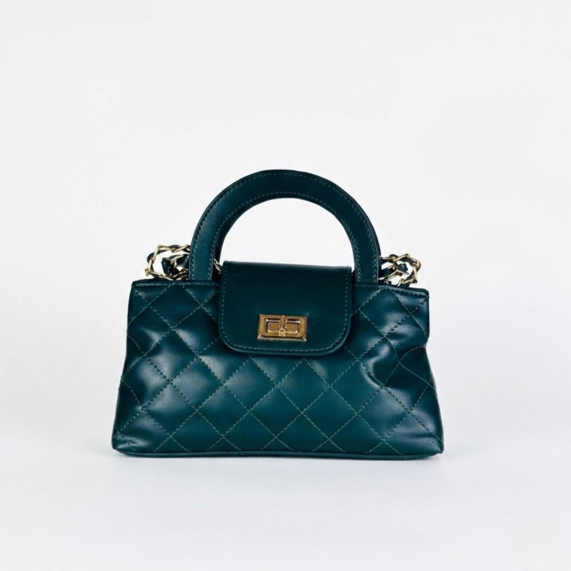 TWIST LOCK CROSSBODY BAG