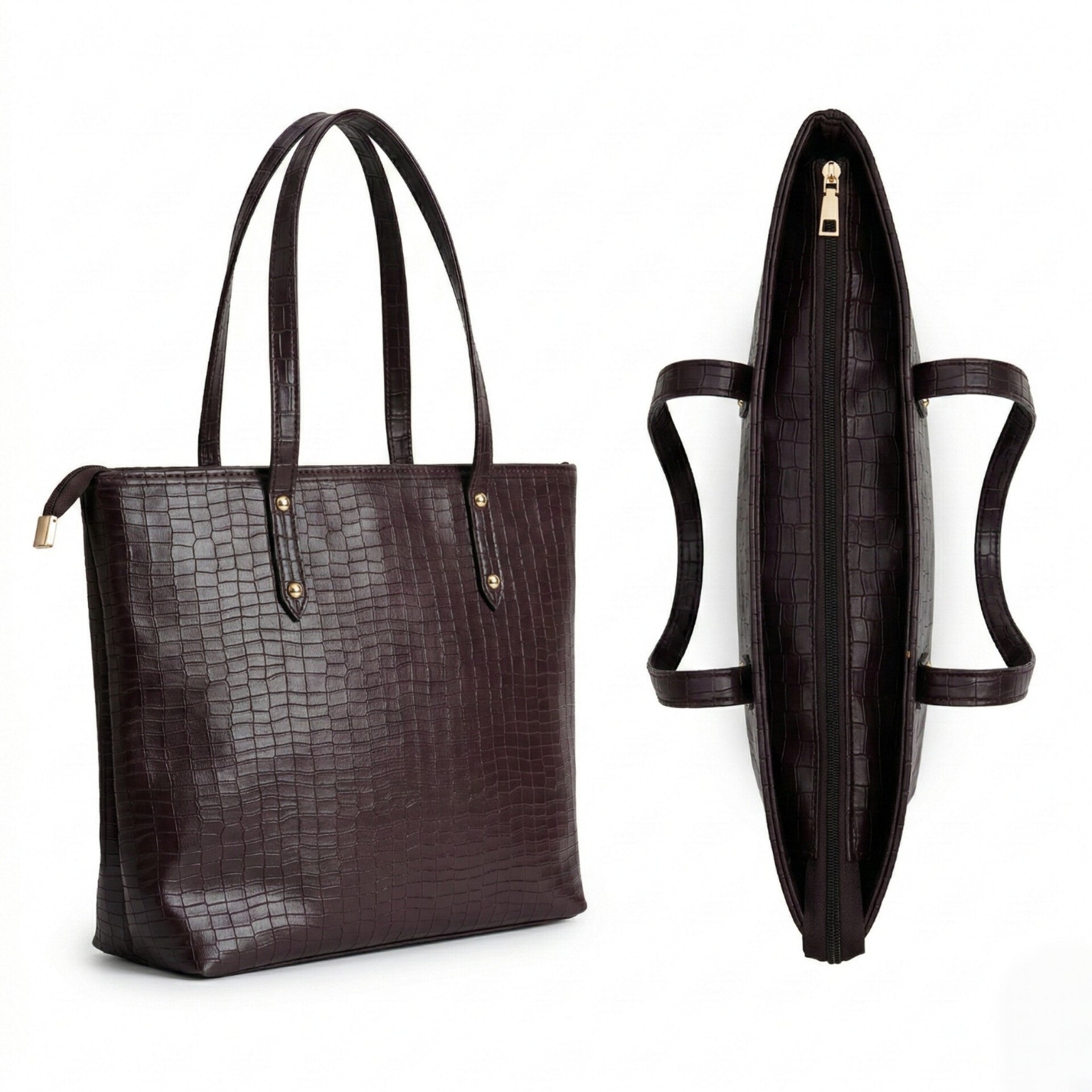 THE MIDNIGHT D BROWN TOTE