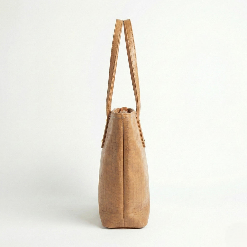 THE MIDNIGHT BROWN TOTE