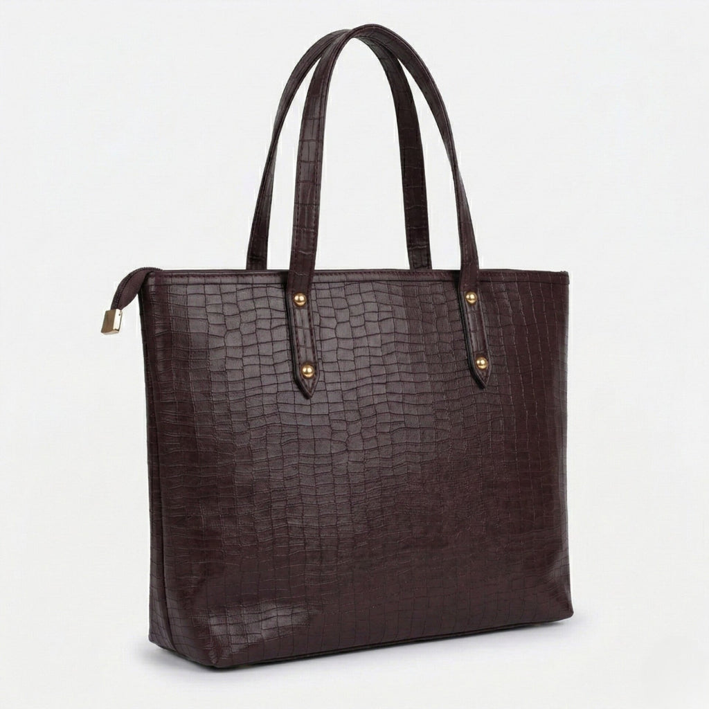 THE MIDNIGHT D BROWN TOTE
