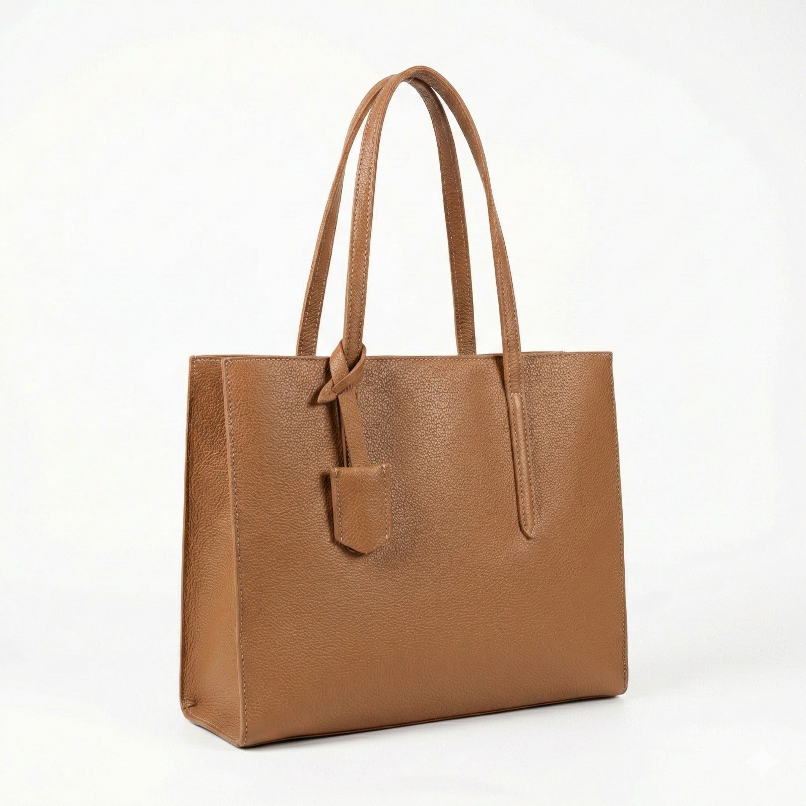 LIZA LARGE BROWN TOTE BAG