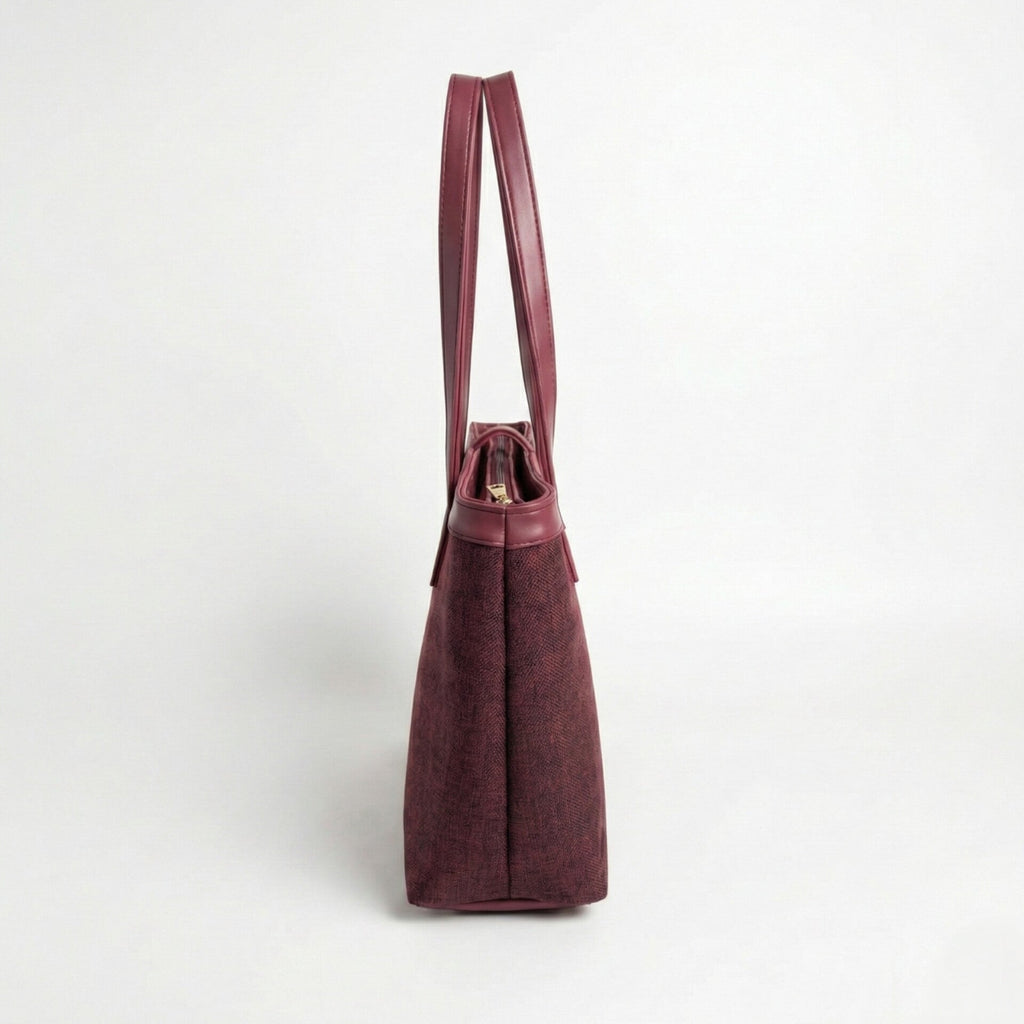 JUTH PREMIUM MAROON HANDBAG