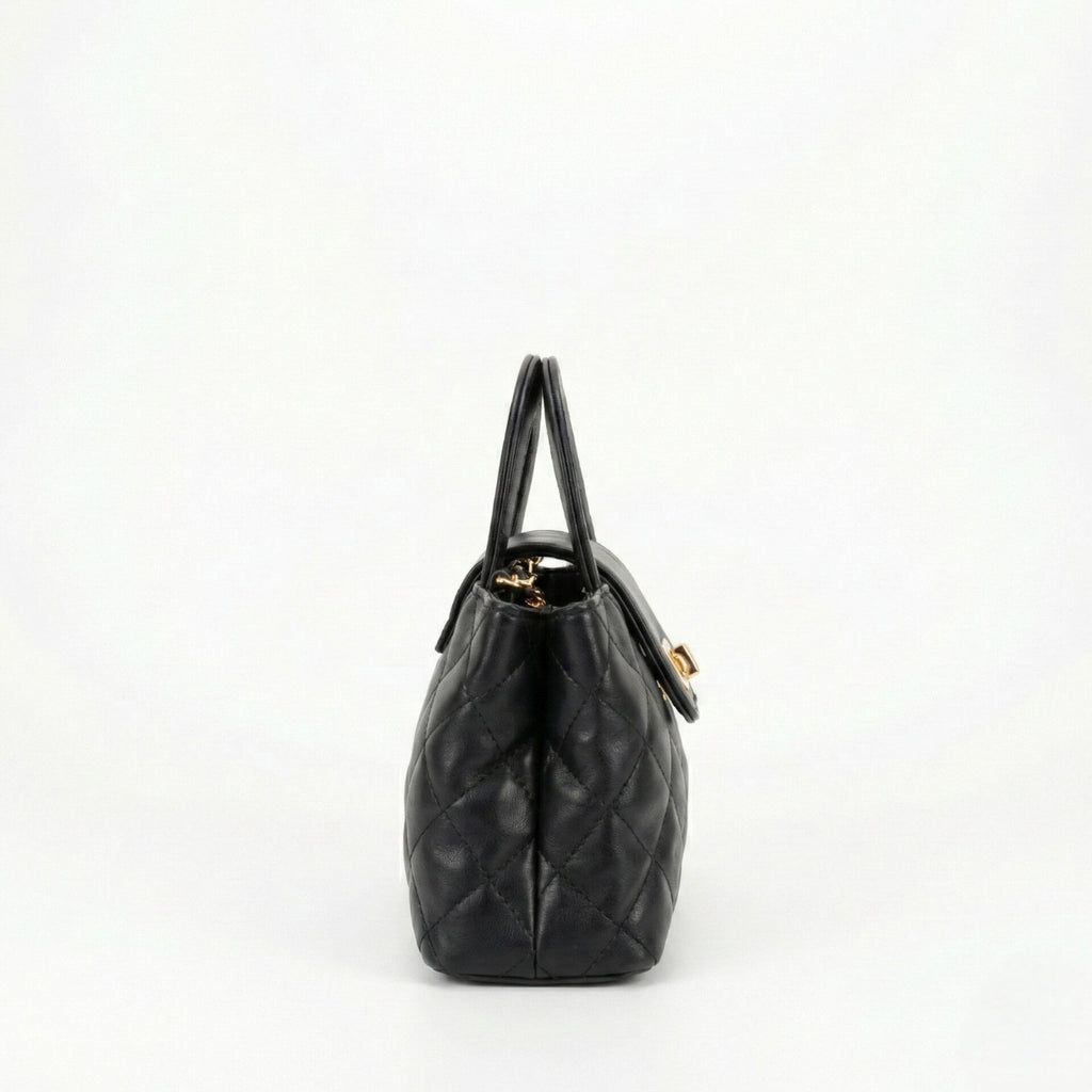 TWIST LOCK CROSSBODY BAG