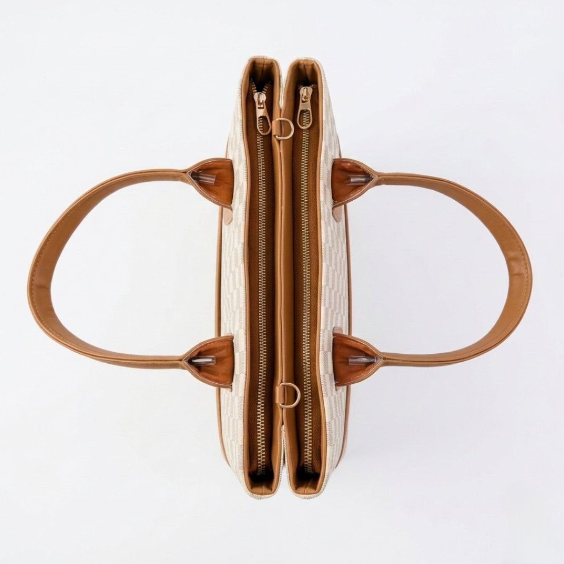 Fizzy Check Double compartments Fawn