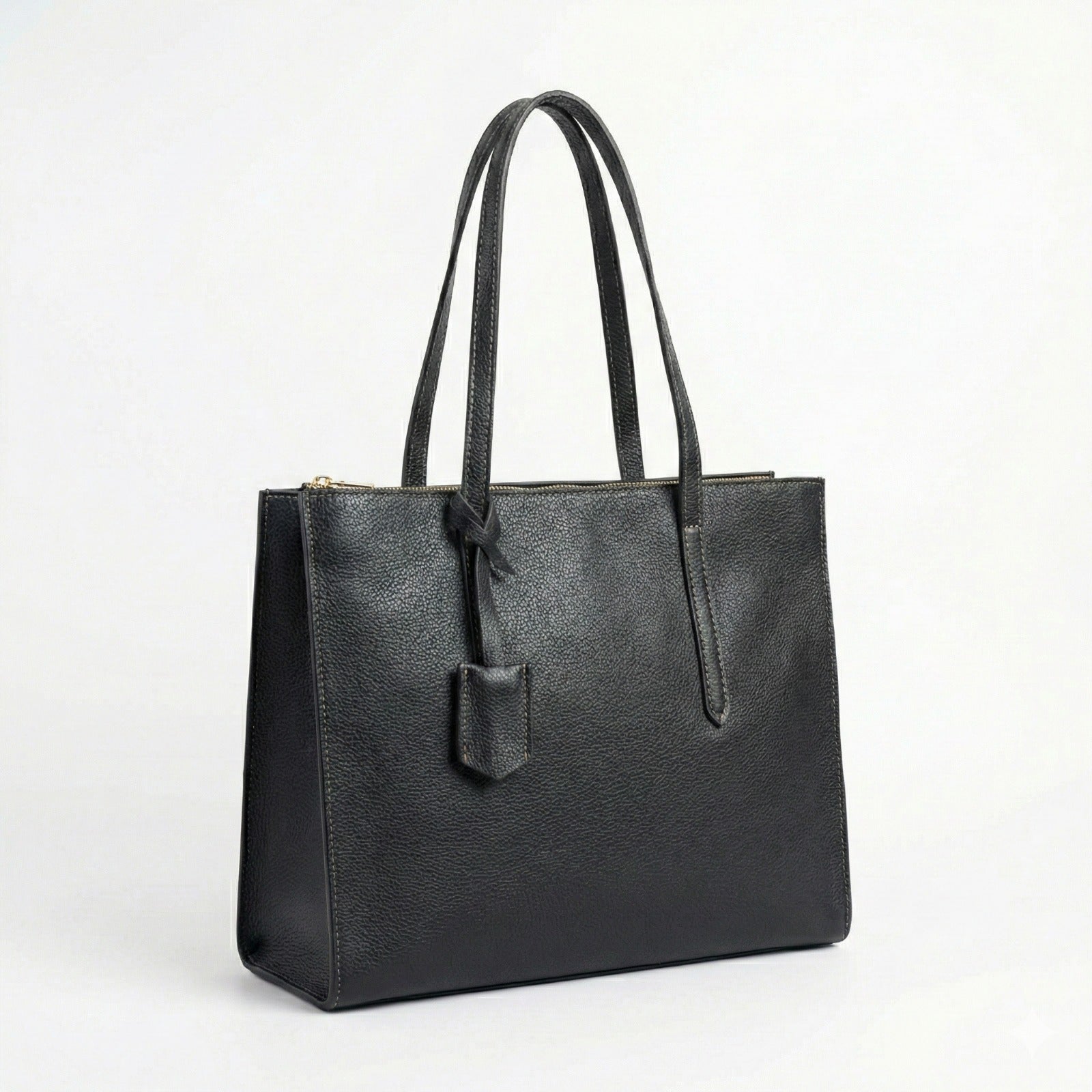 LIZA LARGE BLACK TOTE BAG