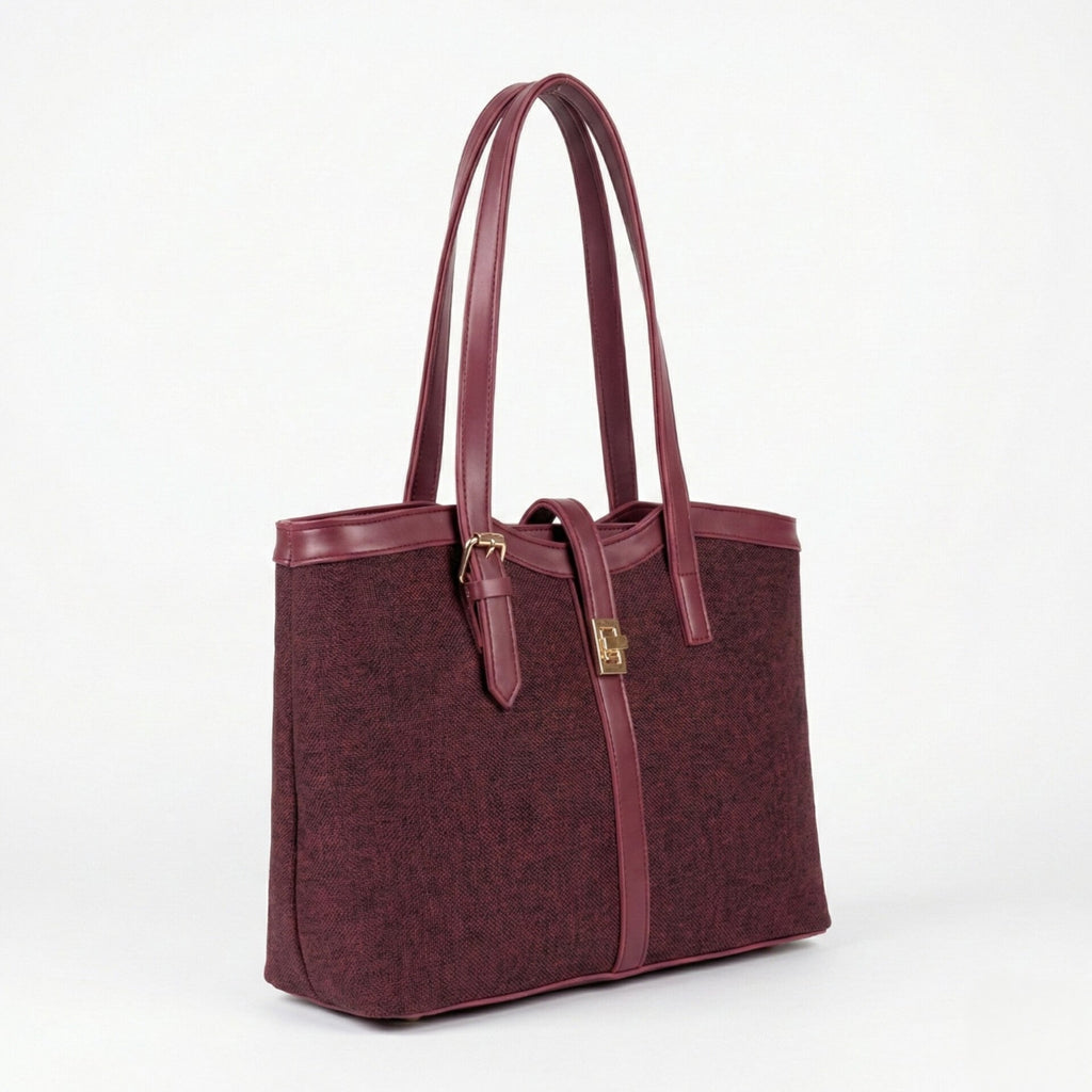 JUTH PREMIUM MAROON HANDBAG