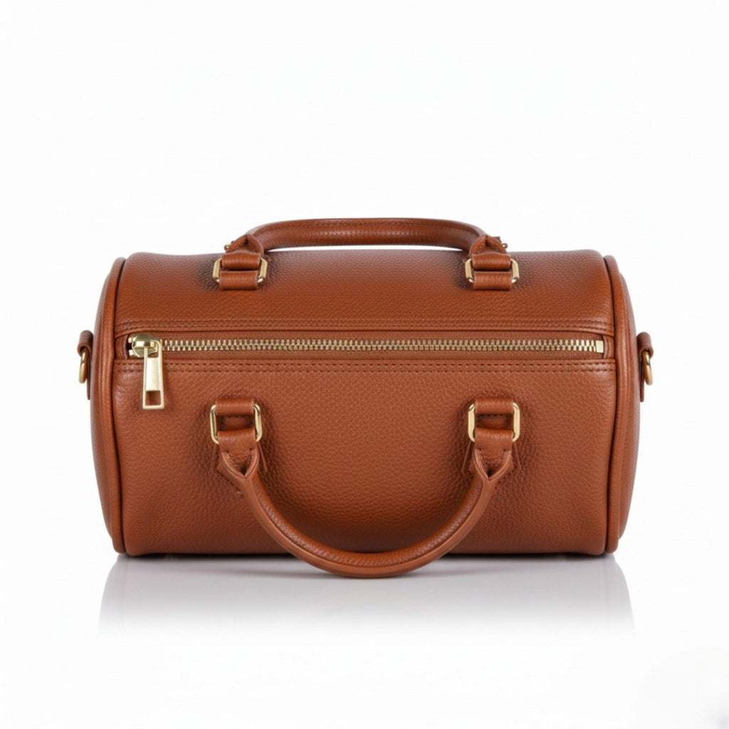 MINI BROWN DUFFLE BAG