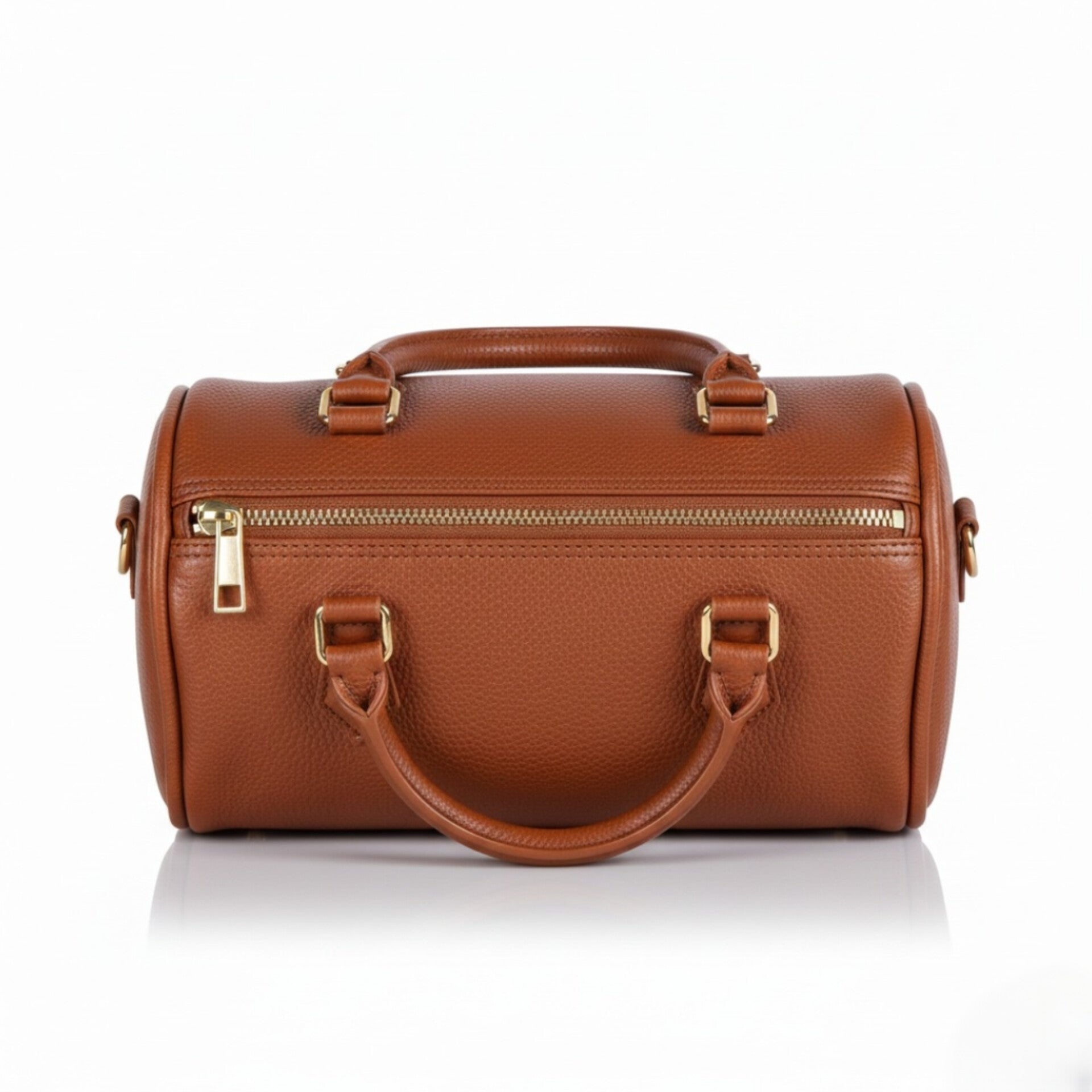 MINI BROWN DUFFLE BAG