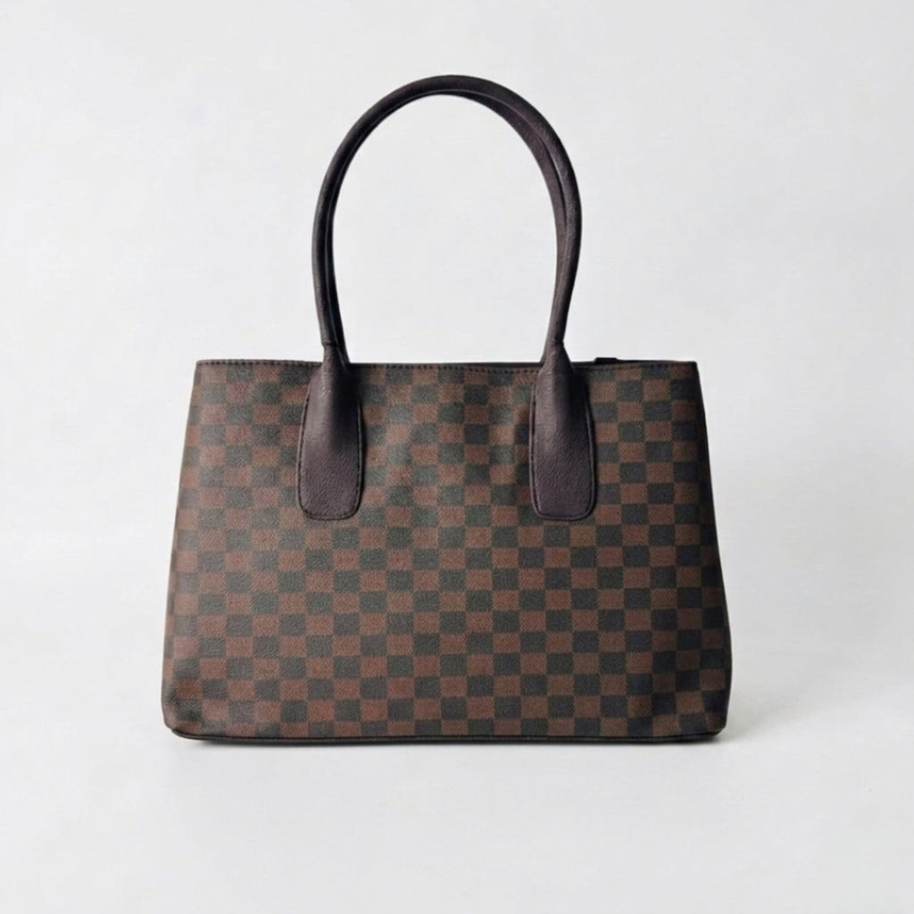 Fizzy Check Double compartments Brown