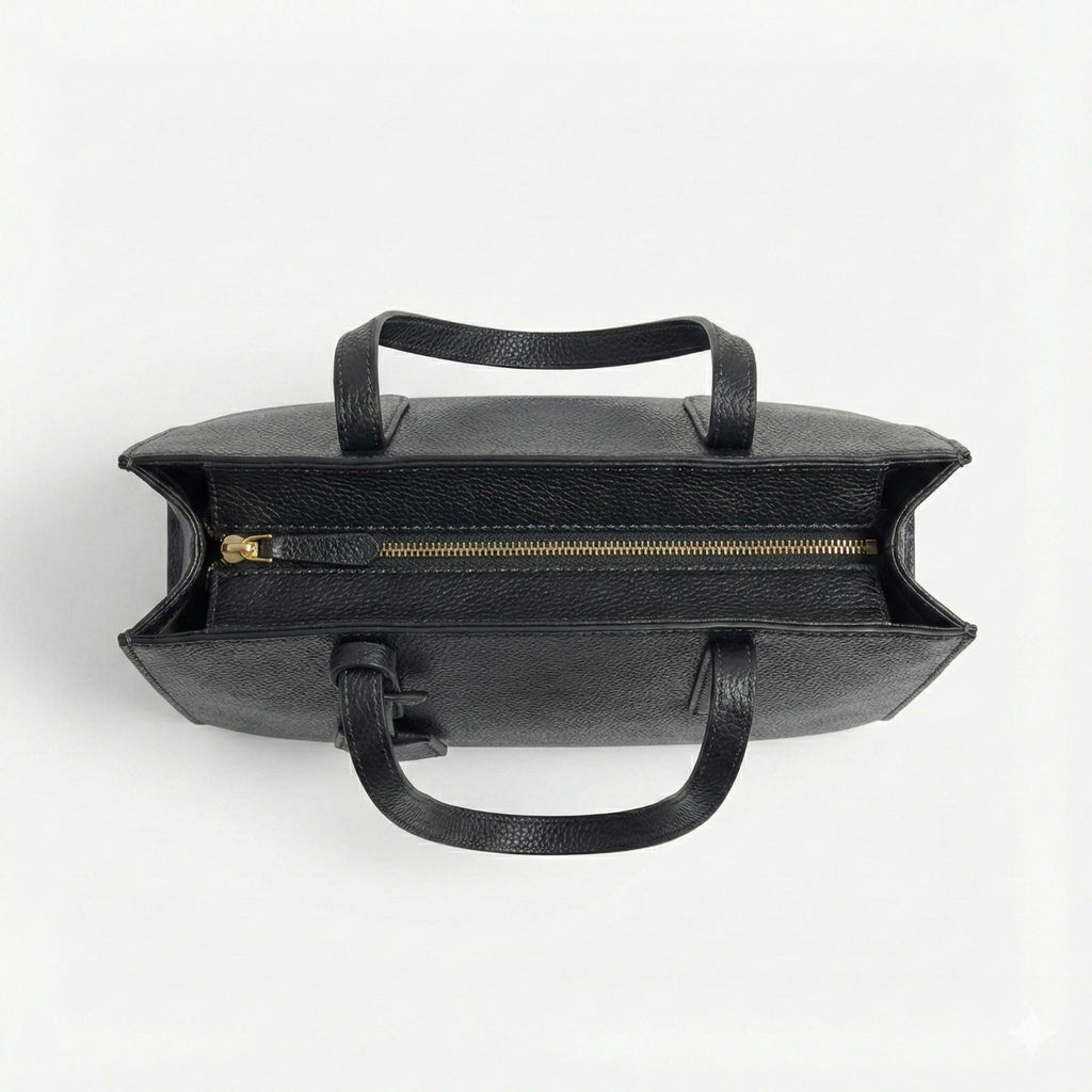 LIZA LARGE BLACK TOTE BAG